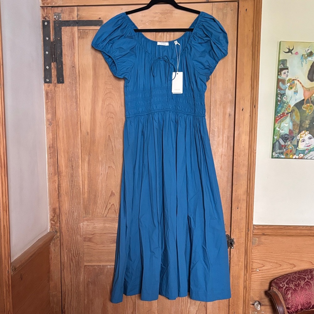 Doen Quinn Dress, soft cobalt, XXL - Picture 3 of 7